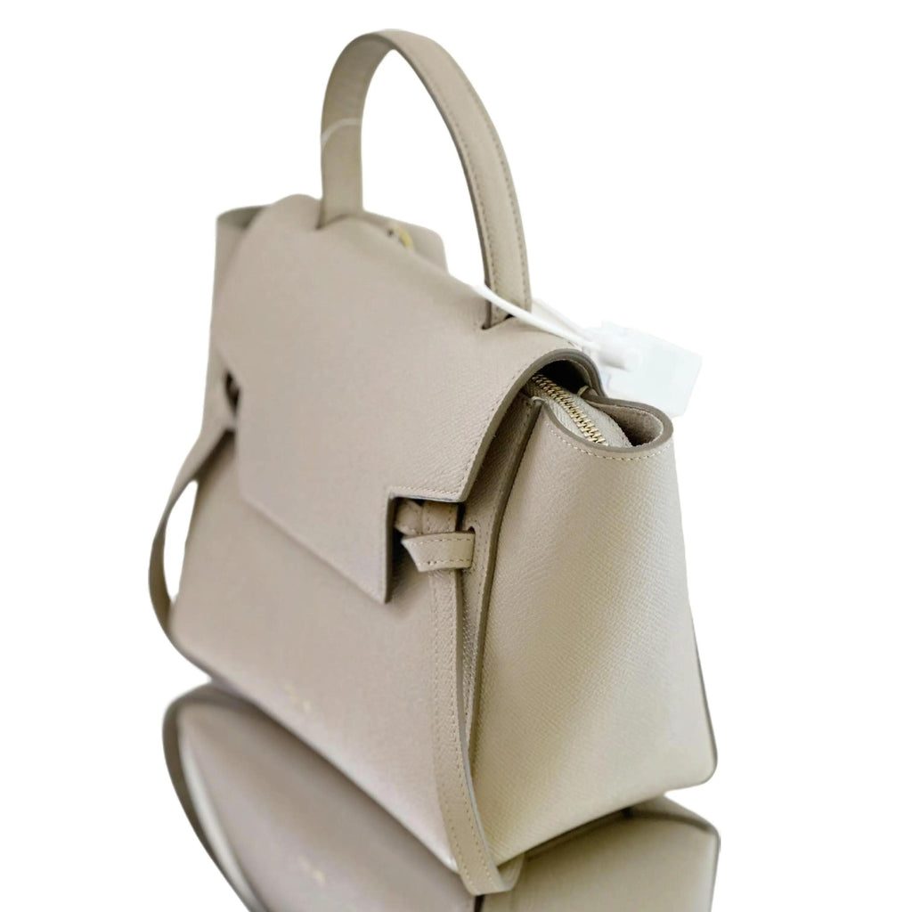 Celine Mini In Beige Calfskin Leather