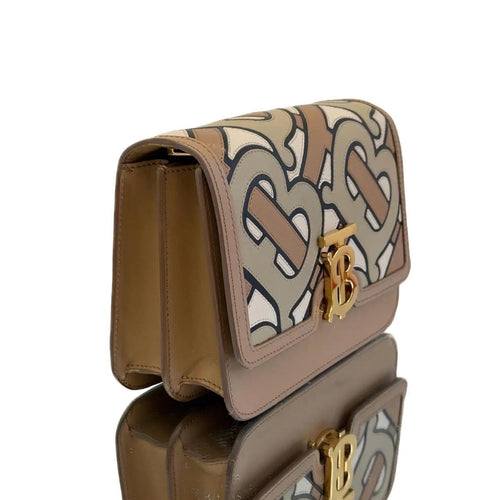 Burberry TB Flap Bag Monogram Intarsia Small