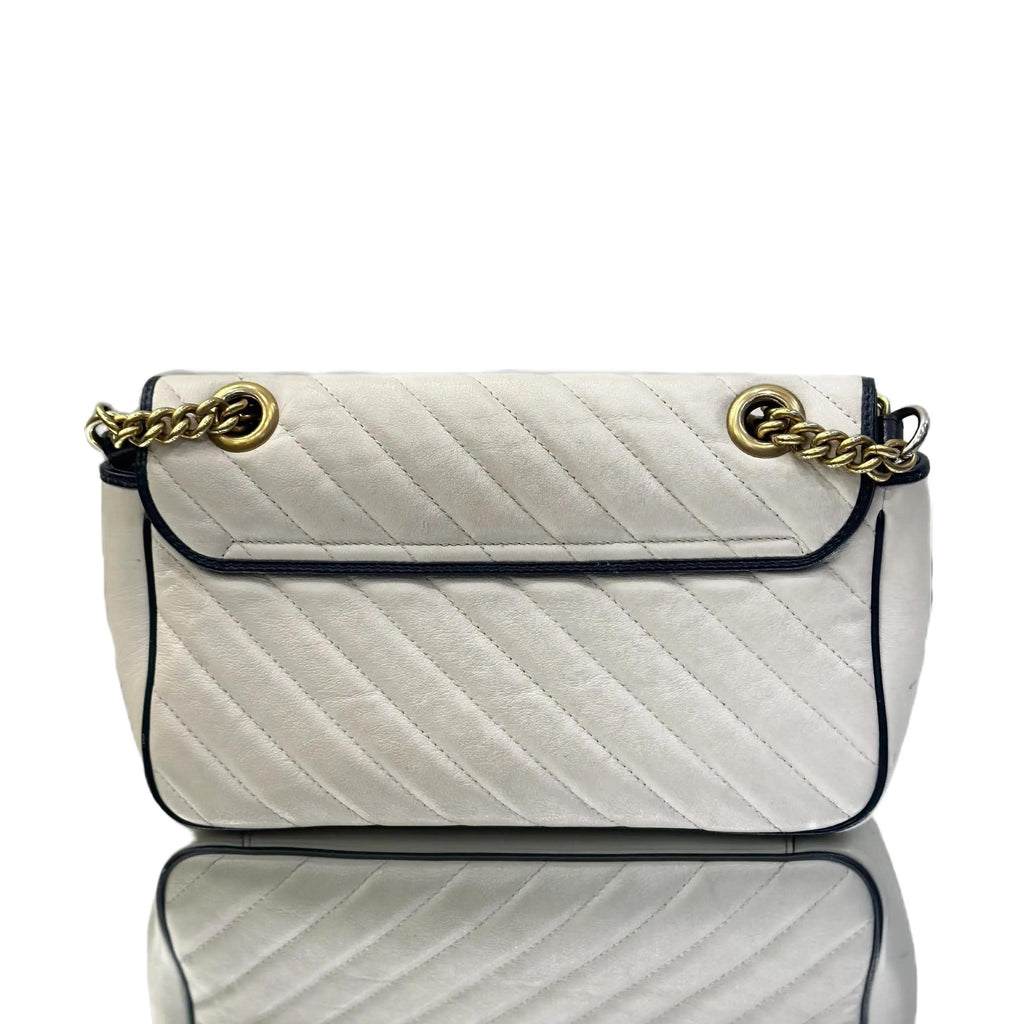 Gucci Double G Marmont Small Neutrals Shoulder Bags