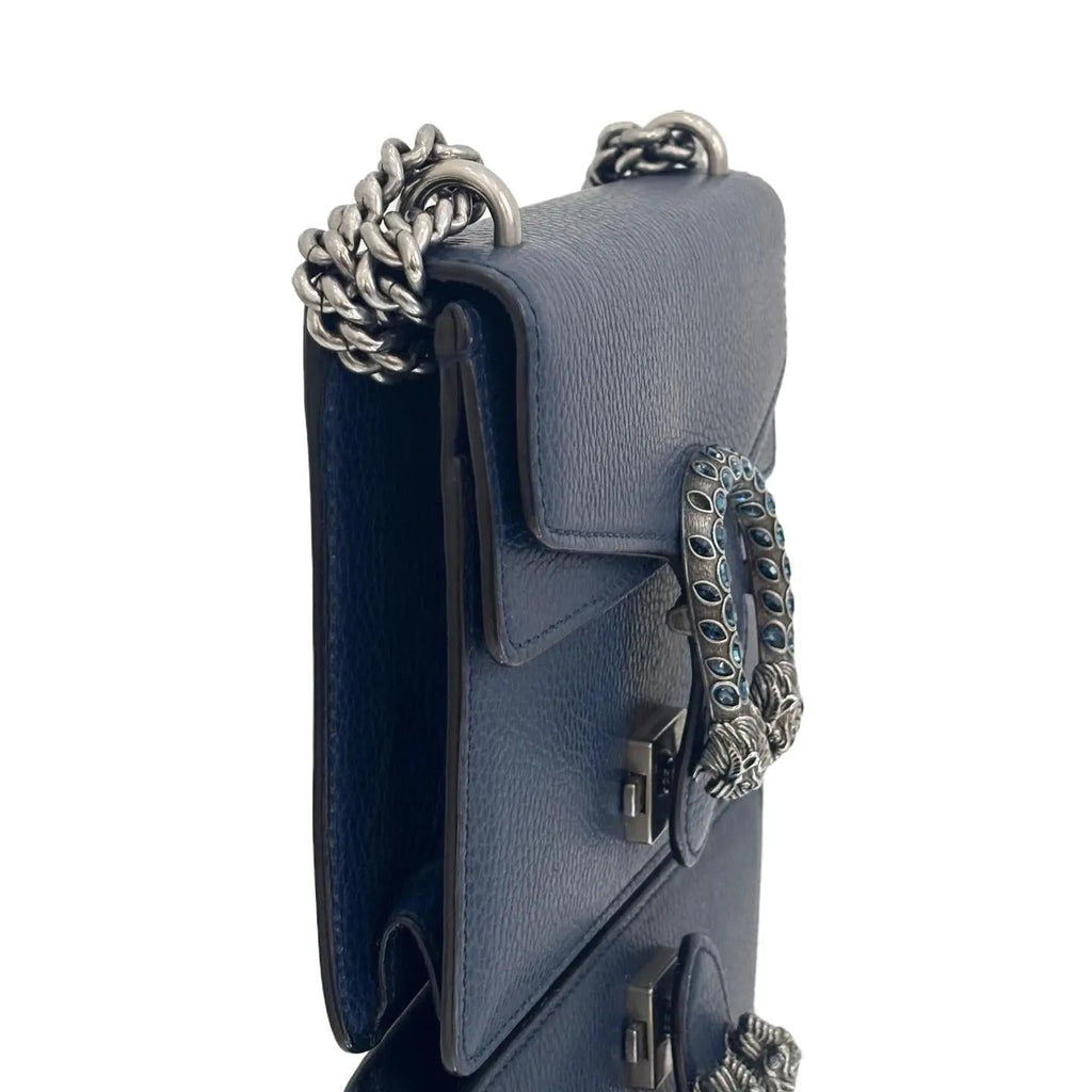 Gucci Dionysus handbag Blue in Leather