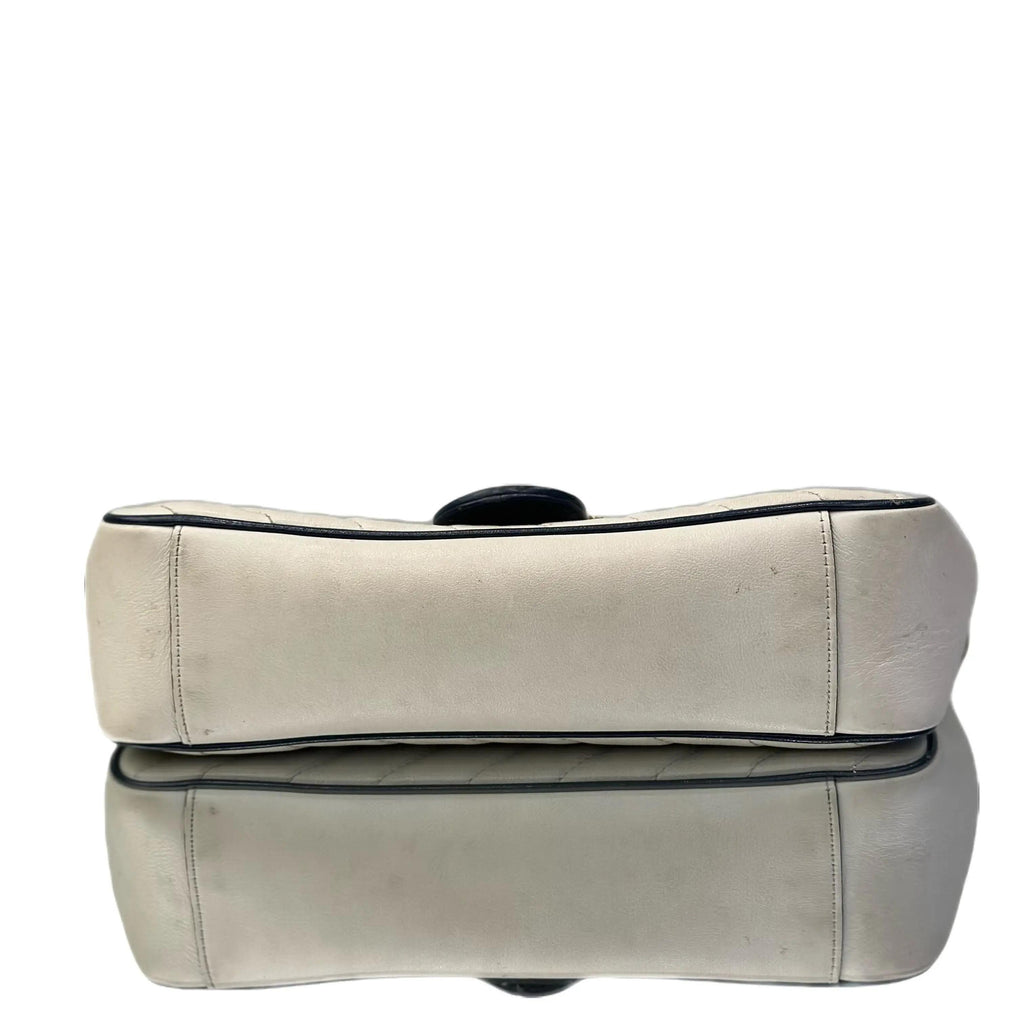 Gucci Double G Marmont Small Neutrals Shoulder Bags