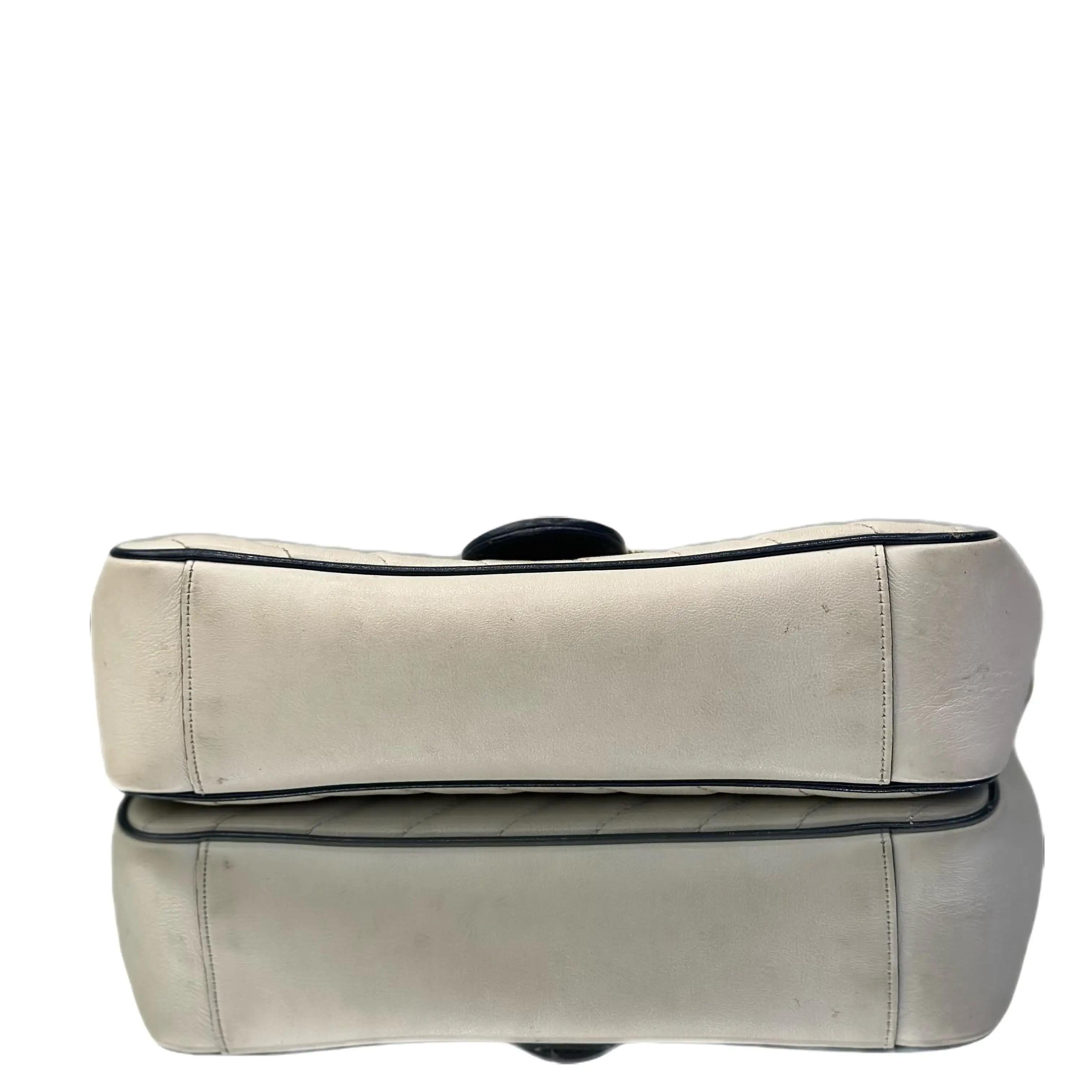 Gucci Double G Marmont Small Neutrals Shoulder Bags