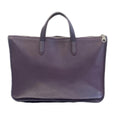 Loewe Business Tote in Purple Grained Calfskin with