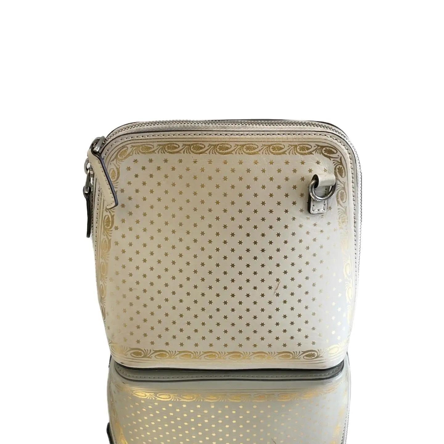 Gucci Guccy White Gold Minibag Crossbody Bag