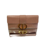 Dior CD Logo 30 Montaigne Chain strap clutch Leather