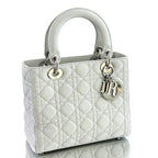 DIOR Lady Dior Medium Cannage Lambskin Grey