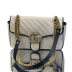 Gucci Double G Marmont Small Neutrals Shoulder Bags
