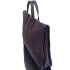 Loewe Business Tote in Purple Grained Calfskin with