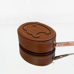 Celine Smooth Calfskin Cuir Triomphe Oval Bag