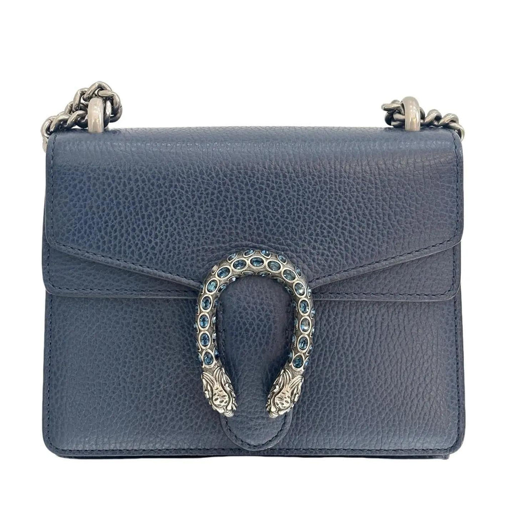 Gucci Dionysus handbag Blue in Leather