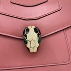 Bvlgari Serpenti crossbody bag Pink in Leather