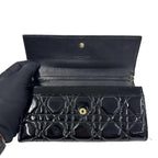 Dior Black Cannage Chain Wallet