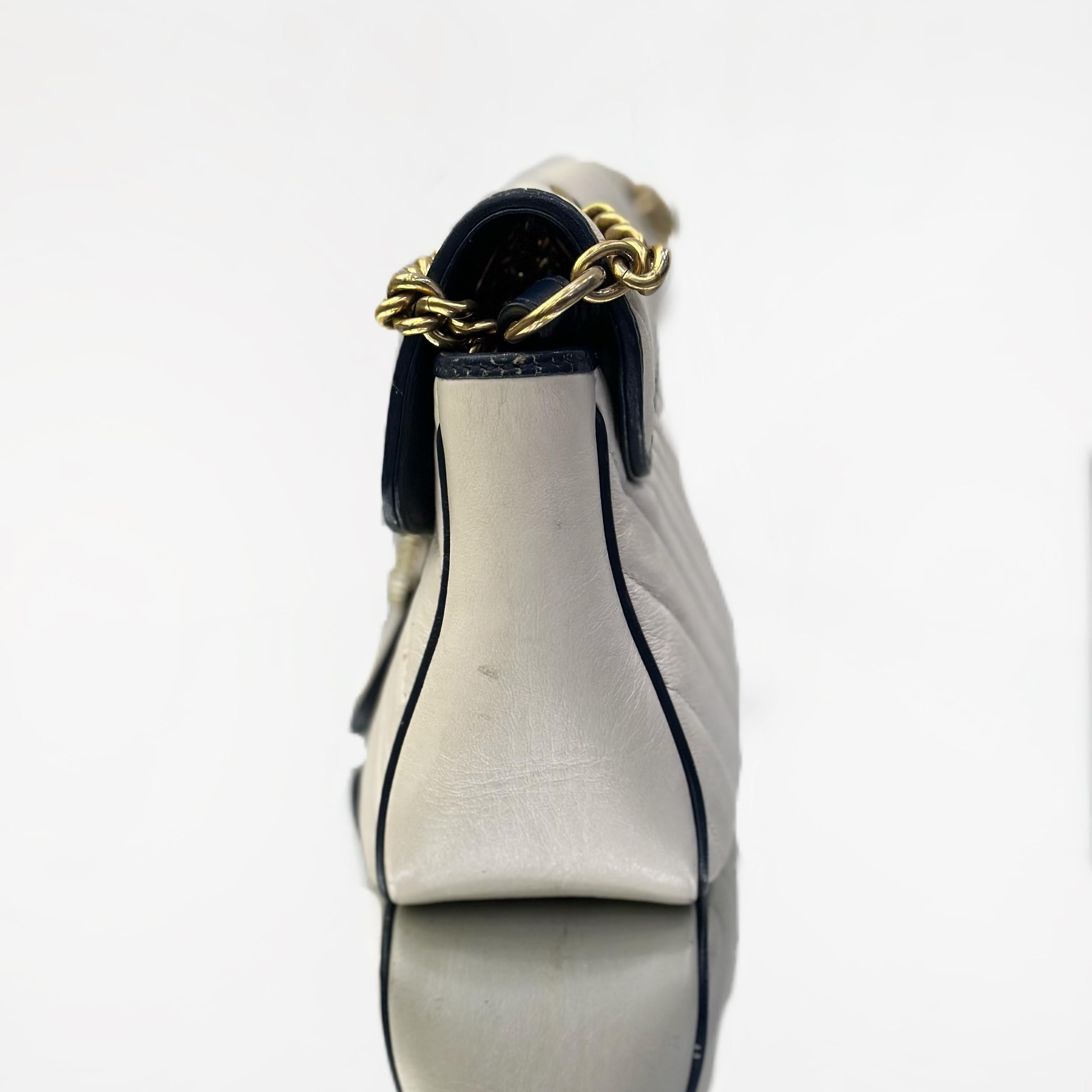 Gucci Double G Marmont Small Neutrals Shoulder Bags