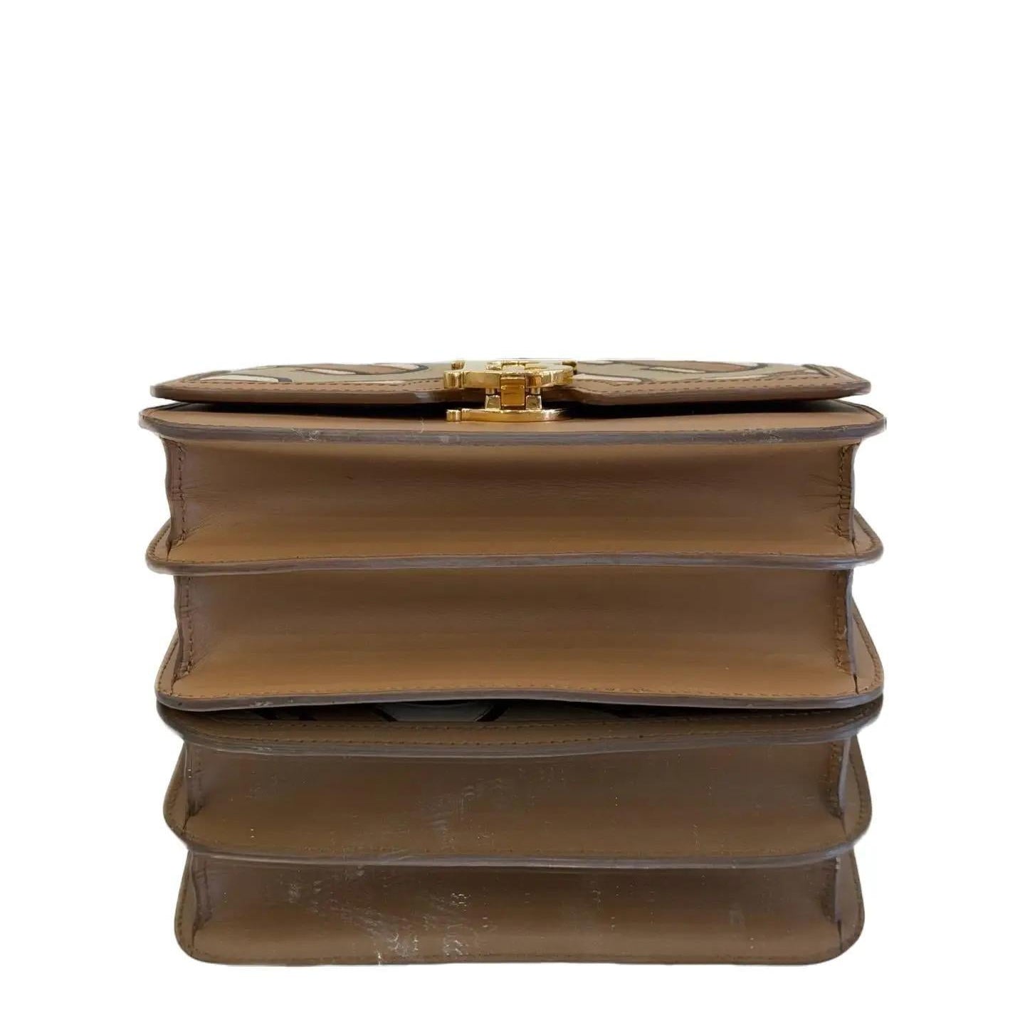 Burberry TB Flap Bag Monogram Intarsia Small