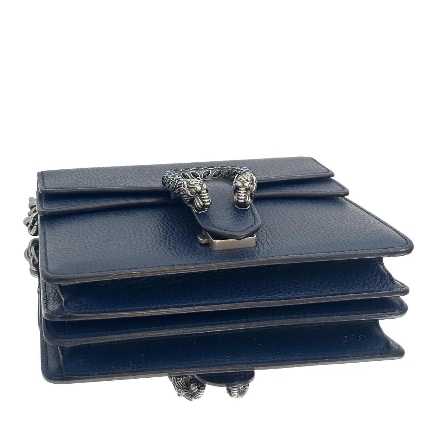 Gucci Dionysus handbag Blue in Leather