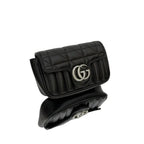 Gucci GG Marmont Flap Bag Mixed Matelasse Super Mini